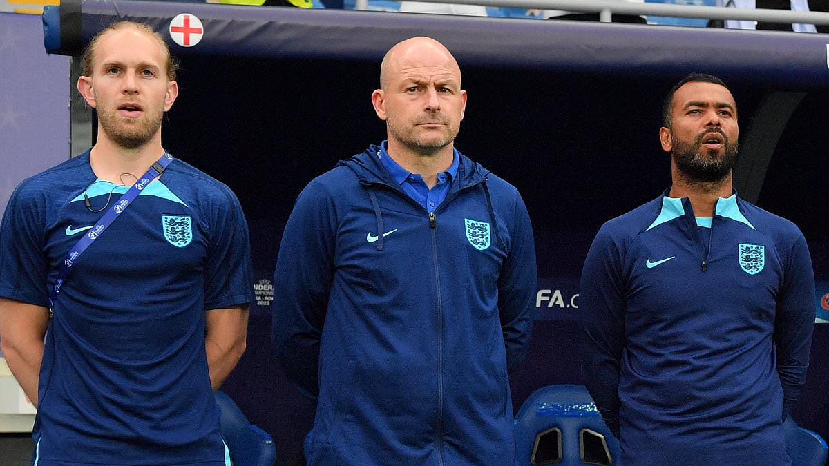 DailyMail's tweet image. Lee Carsley should be sacked by the FA today. His refusal to sing the national anthem is a betrayal and he's not fit to be England manager, writes JEFF POWELL trib.al/63JPxbp