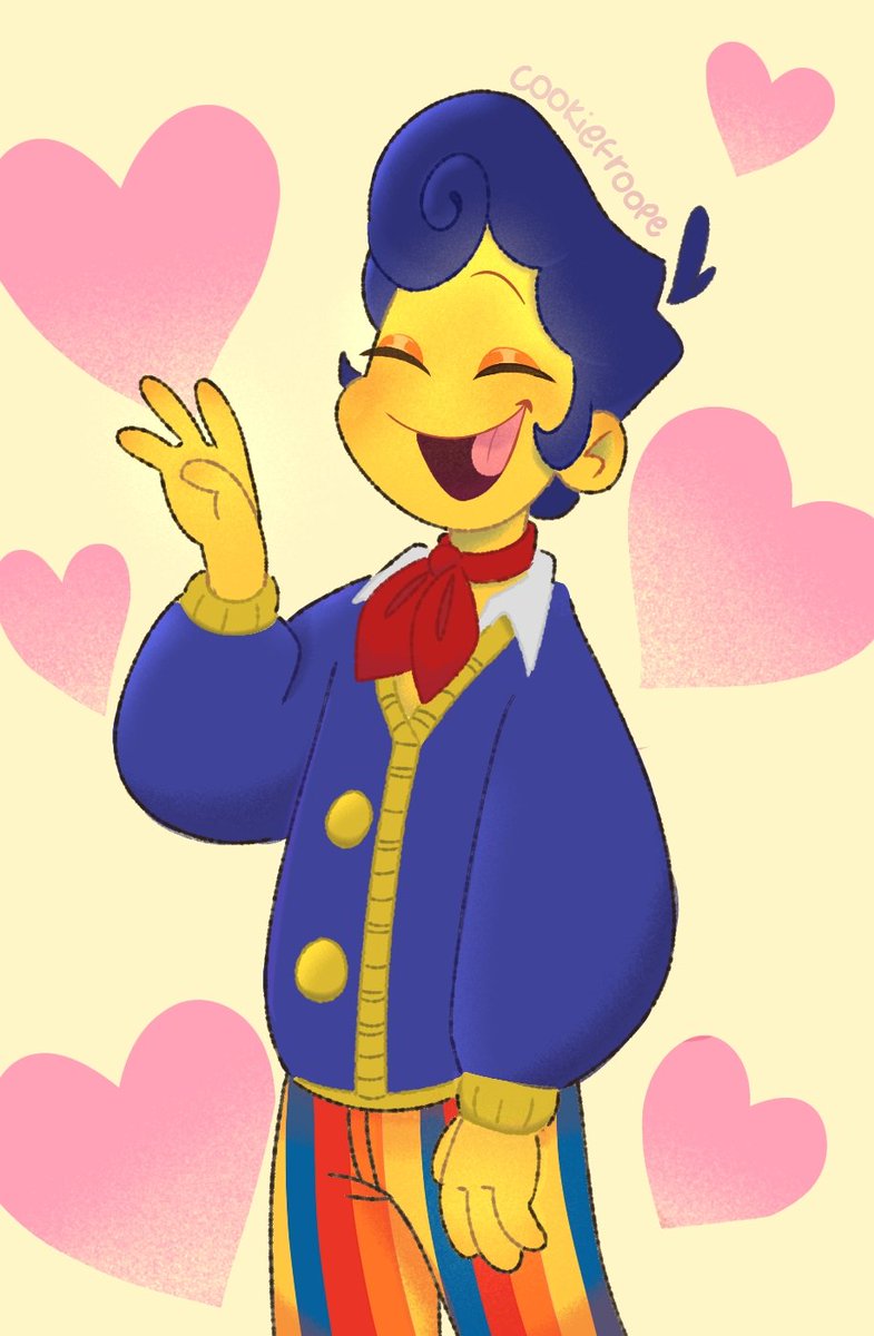CookieFroope's tweet image. I'm learning to paint! FEAR ME!
#WelcomeHome #welcomehomepuppetshow #welcomehomefanart #WallyDarling #digitalart