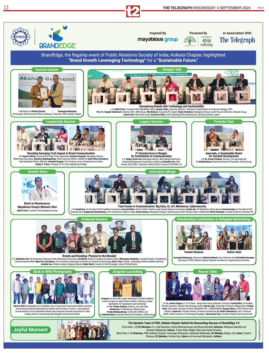 ShubhoWithYou (@withshubho) on Twitter photo Honored to be featured in <a href="/t2telegraph/">t2</a> for both hosting a remarkable event and being part of an insightful panel discussion on the impact of emerging tech on brand communication. Grateful 4 d opportunity to engage with inspiring minds and contribute to meaningful conversations. Honored to be featured in <a href="/t2telegraph/">t2</a> for both hosting a remarkable event and being part of an insightful panel discussion on the impact of emerging tech on brand communication. Grateful 4 d opportunity to engage with inspiring minds and contribute to meaningful conversations.