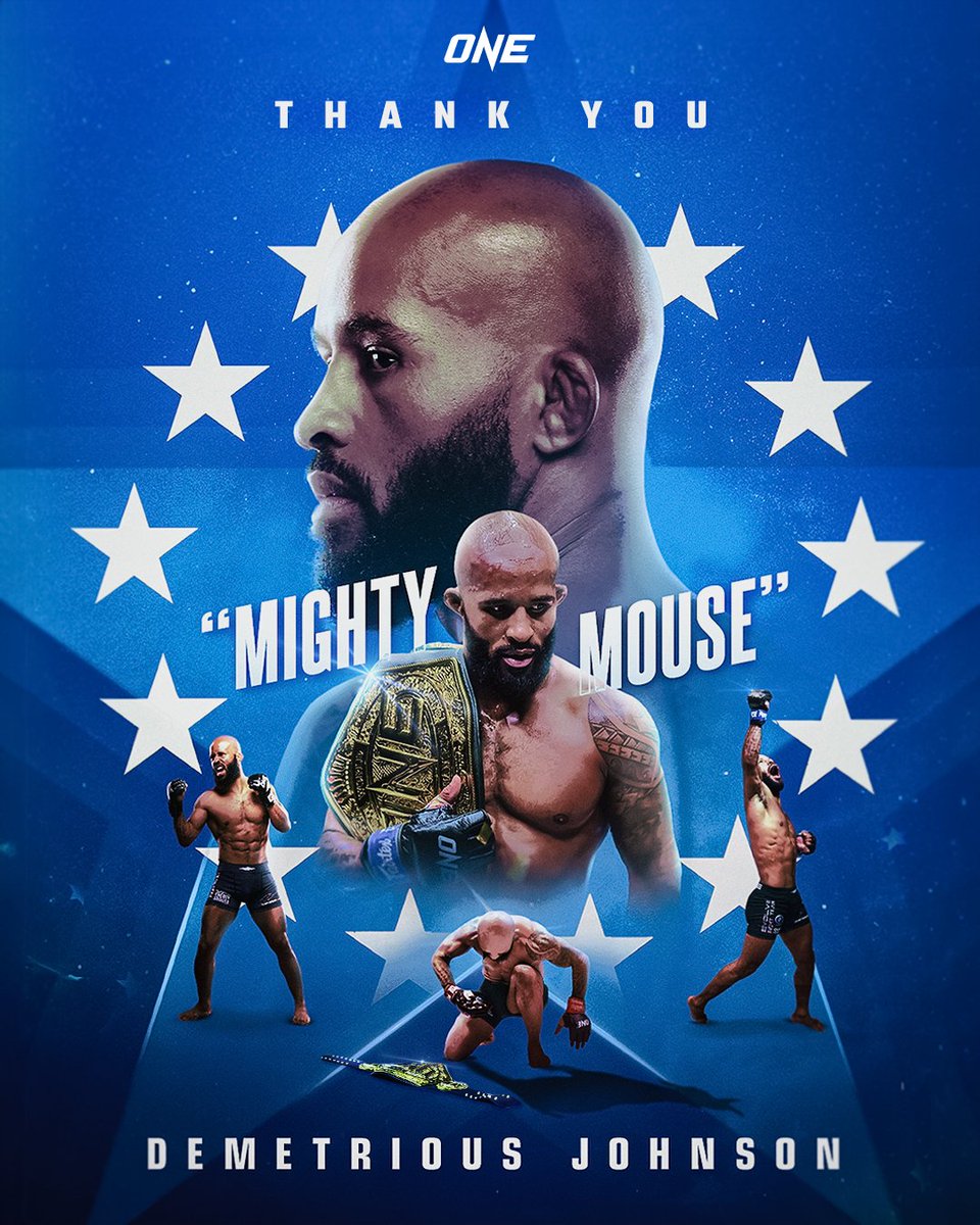 ONEChampionship's tweet image. Thank you, “Mighty Mouse” 🙏 Congrats to Demetrious Johnson on a legendary MMA career!

Tune in to Prime Video and Sky Sports NOW to catch the rest of ONE 168: Denver!

#ONE168 | 🔴 LIVE NOW
📺 How to watch 👉 visit.onefc.com/HTWONE
🇺🇸🇨🇦 Watch Live on Prime 👉…