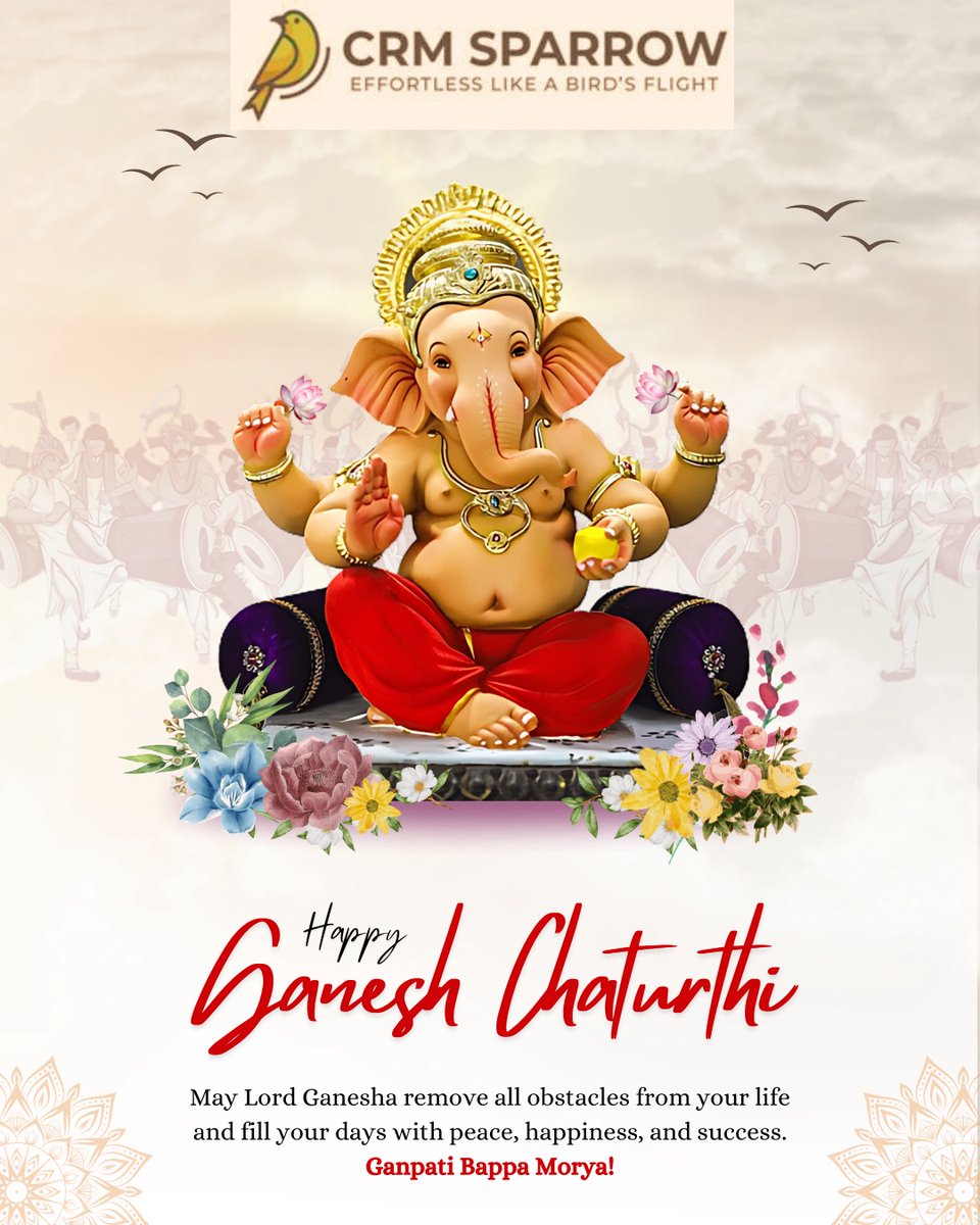 sparrow_crm's tweet photo. Happy Ganesh Chaturthi 🙏 https://t.co/ZgDvyJbFVx