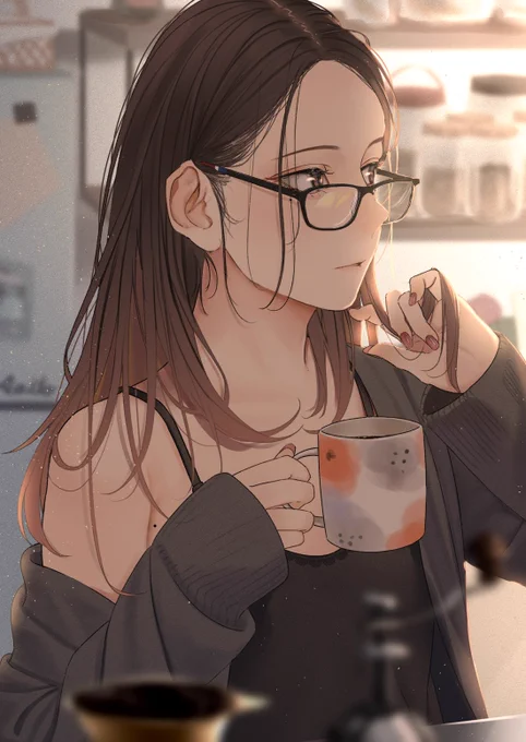 朝の一杯 