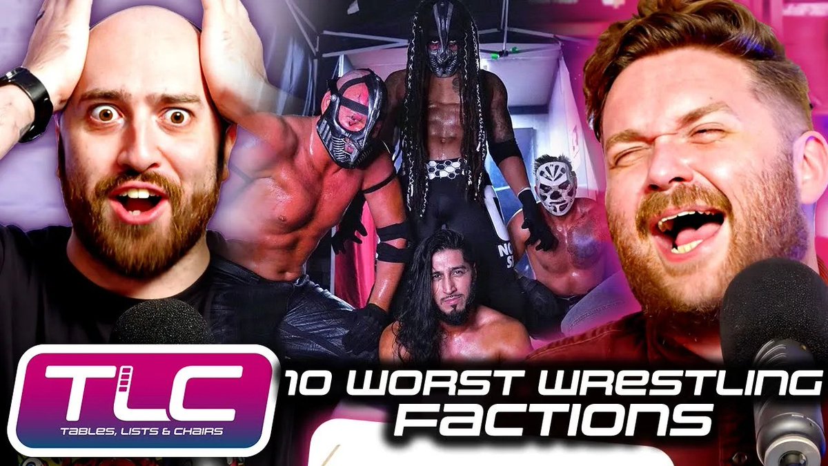 The wrestling equivalent of a group chat that doesn’t ever really manage to pop off, sometimes a team up just…doesn’t work.

It’s time for Tables, Lists &amp; Chairs: Worst Factions edition! 🎥 youtu.be/75PlcFeHpgM