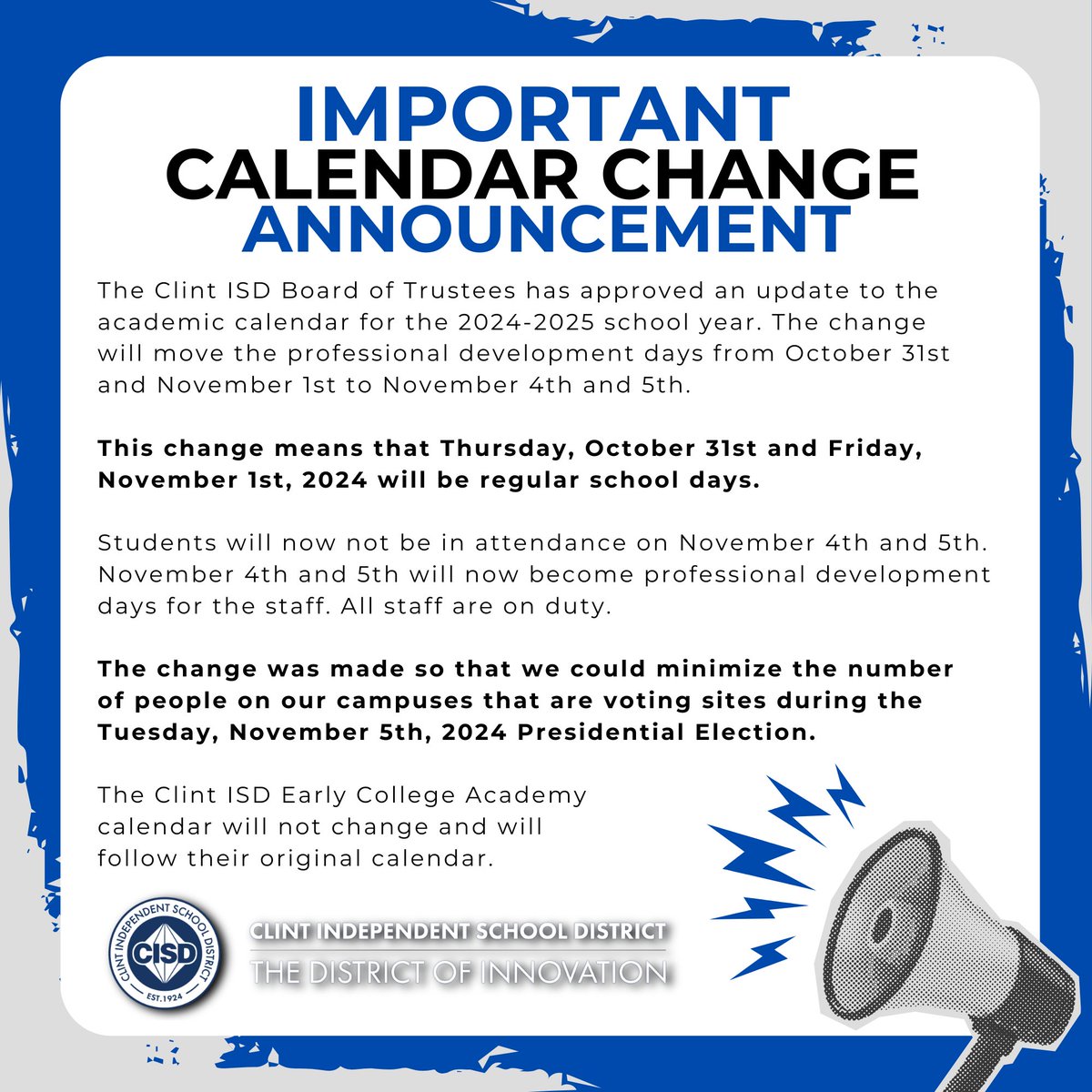 Clint ISD tweet media