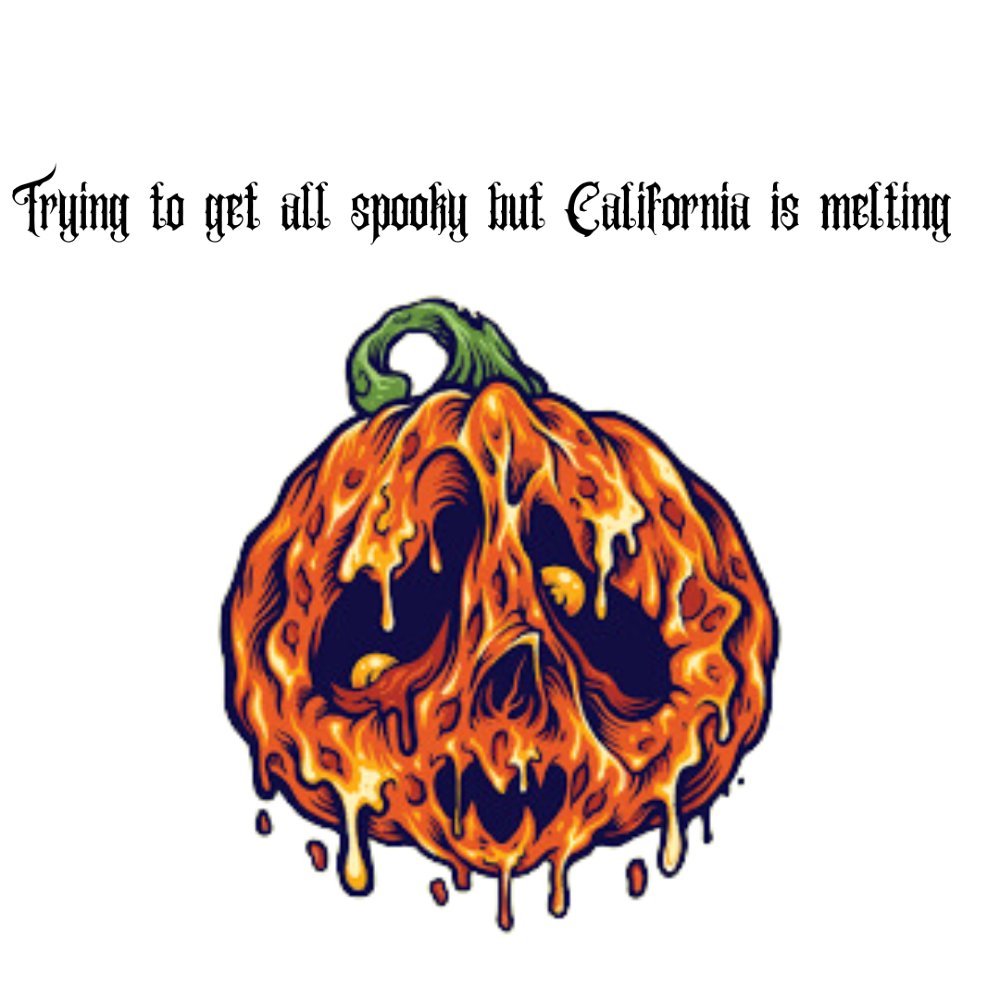HauntingHpod's tweet image. Trying to embrace spooky season, but California’s 114-degree heatwave has me feeling more like a melted ghost than a witch in a cozy sweater. 🔥👻☀️ #SpookySeason #CaliforniaProblems #HeatwaveHorror