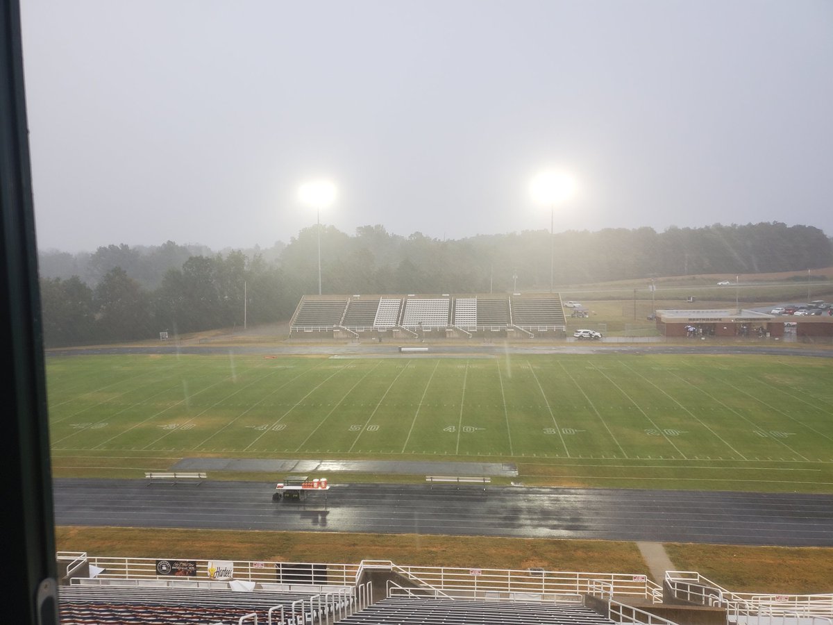 Right now Mother Nature is winning. The Christian Co. at Hopkinsville football game is in a delay. Kickoff is now scheduled for 8pm. Our pregame coverage begins at 7:30p on 99.3 FM, 95.3 FM, 1230 AM, whopam.com and 953thefarm.com.