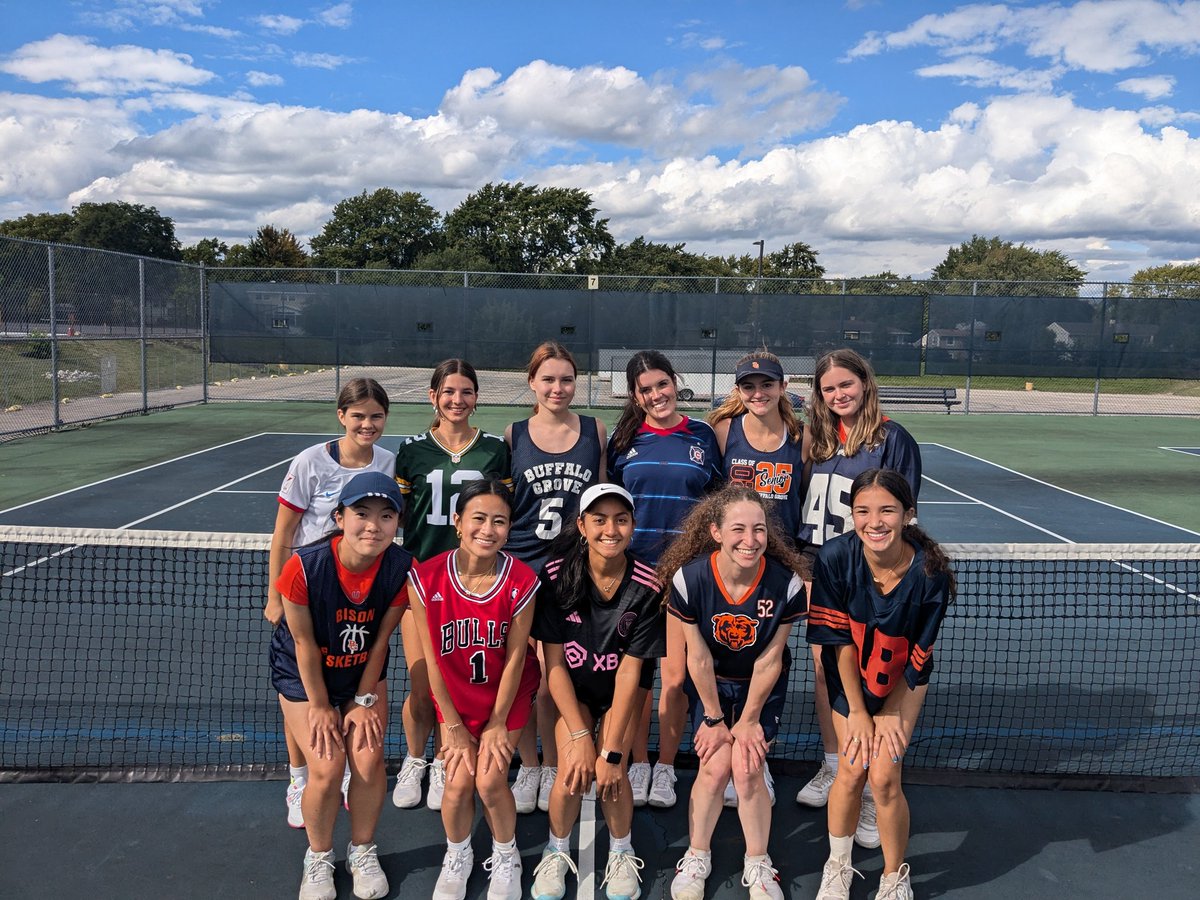 The girls enjoyed this week's themed practice, Jersey day!  A fun and competitive practice, the girls are excited for the <a href="/FremdTennis/">Fremd Tennis</a> invite tomorrow morning!
<a href="/BGBisonAD/">Buffalo Grove Athletics</a>