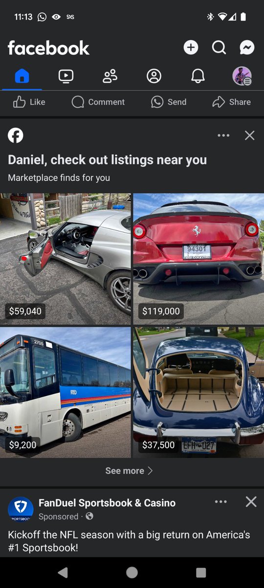 FB: we know you hate driving but we see you playing Asphalt 9 all the time and taking the bus to Boulder.