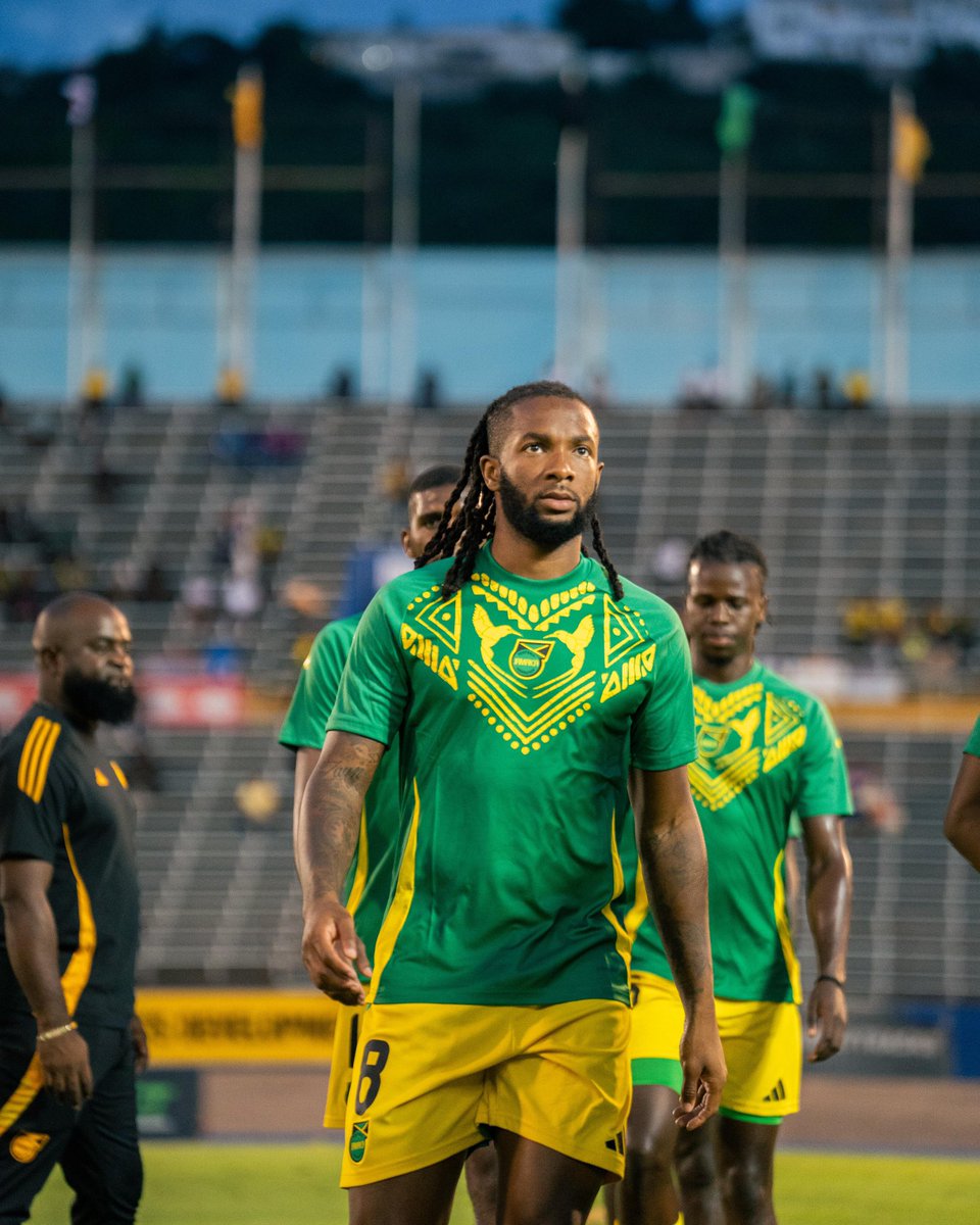 The Boyz gearing up for their match against Cuba 🇨🇺 at The Office. Are you ready? 👀🇯🇲🇯🇲🇯🇲

#JamaicaLandWeLove 
#ReggaeBoyz2026
#AdidasJamaica
#concacafnationsleague