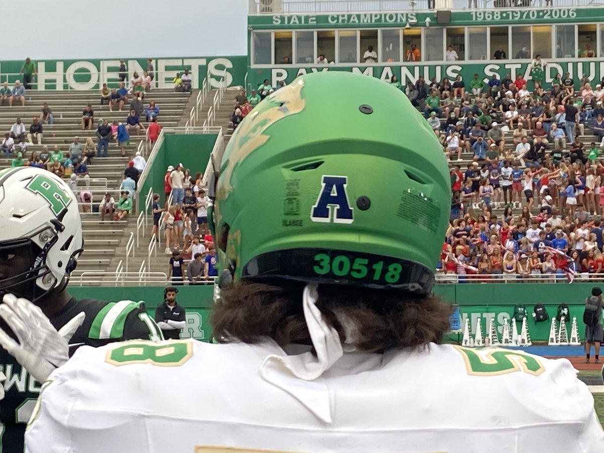 Helmet decals tonight for <a href="/buford_football/">Buford Football</a> in solidarity with Apalachee High School