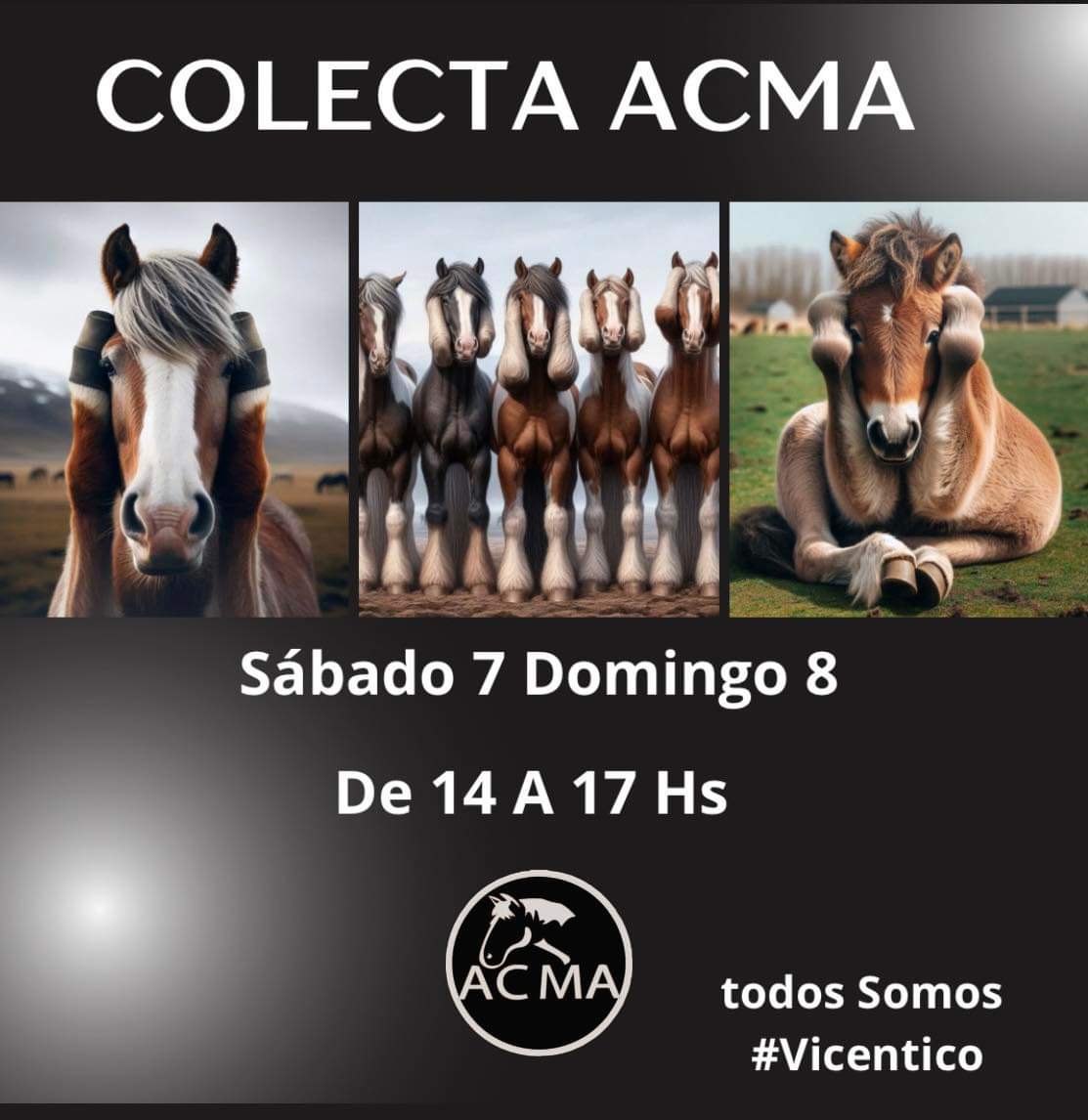 ¡ATENCIÓN, LLEGA LA COLECTA ACMERA DE SEPTIEMBRE 🎉🥳

Te invitamos el Sábado 7 y el Domingo 8 de Septiembre a acercarte a los distintos puntos para que nos ayudes con una pequeña donación $$🙌

⏰14 A 17 hs 

📍Varios puntos de colecta:

🗓️SABADO 7

🔹LA PLATA: (Plaza Islas