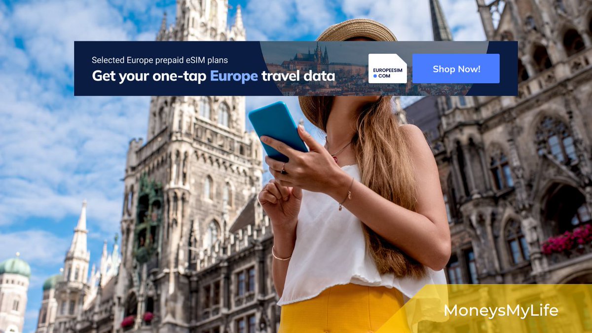 MoneysML's tweet image. eSIM Europe | No.1 Tourist eSIM Provider All Around Europe
Are you planning a European adventure and looking for a hassle-free way to stay connected? 
#esimeurope #esimprovider
moneysmylife.com/esim-europe/