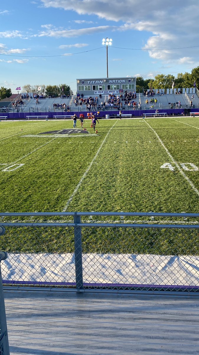 Welcome to Lake City, IA USA where the 1-0 Southwest Valley Timberwolves take on 1-0 district foes South Central Calhoun Titans. Action starts in 15 minutes. #KMASports