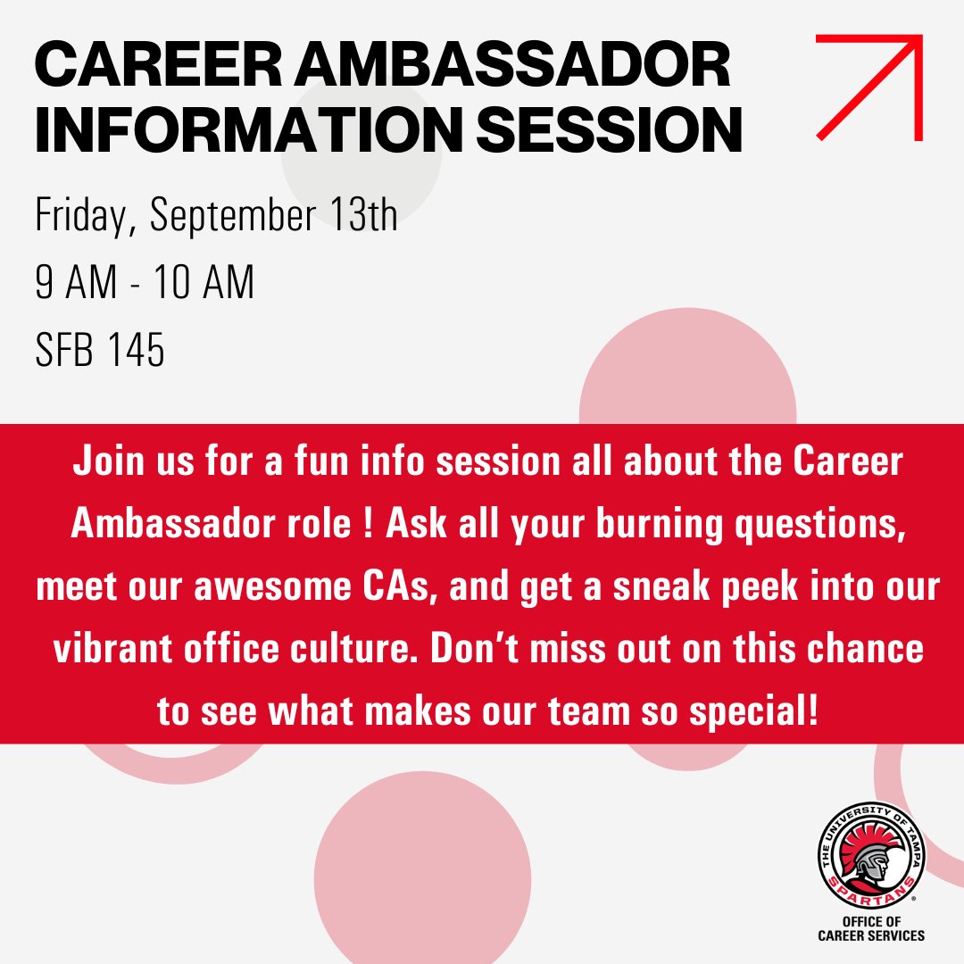 ✨ Curious about becoming a Career Ambassador? Join us on Friday, September 13th from 9-10 AM for an info session! 🎉 Meet our amazing team, ask questions, and dive into our vibrant office culture. Don’t miss out! 🌟