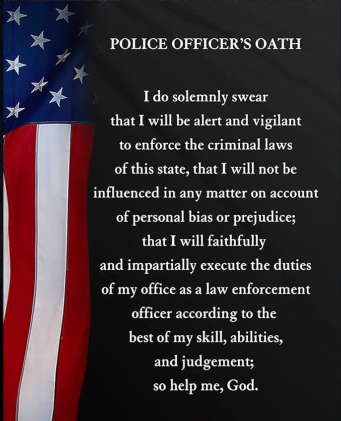herestoallofu's tweet image. Police Officer's that took an oath to uphold and protect the law's. Are enthusiastically endorsing a Convicted Felon and Adjudicated Rapist, for President Of The United States. #AbsoluteImmunity #FraternalOrderOfPolice