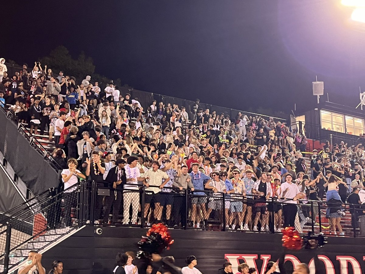 The student section has been awesome tonight!
