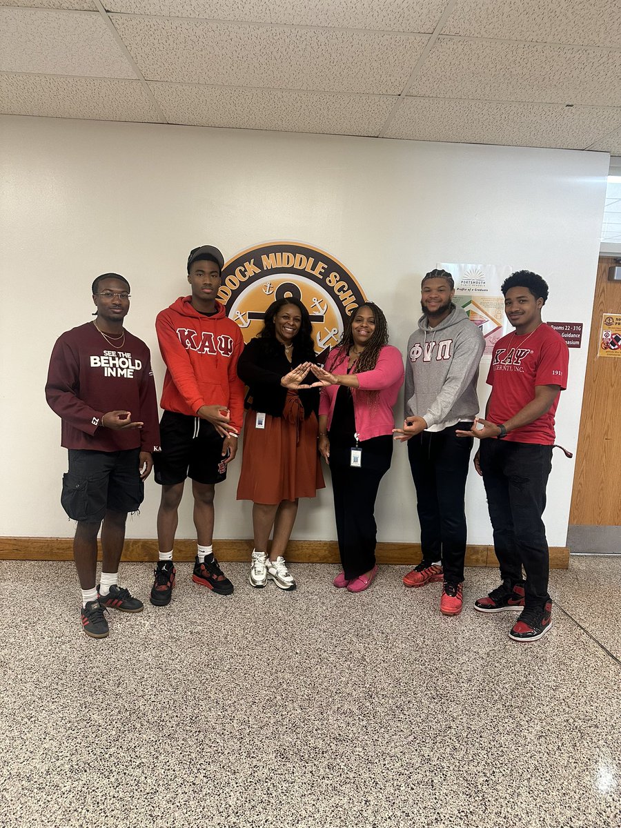 CradockMS's tweet image. Shout out to the brothers of Kappa Alpha Psi Fraternity, Inc. from NSU for stopping by CMS to drop off boxes of school supplies for our students! We truly appreciate the love💯 #Gratitude #Behold @Norfolkstate