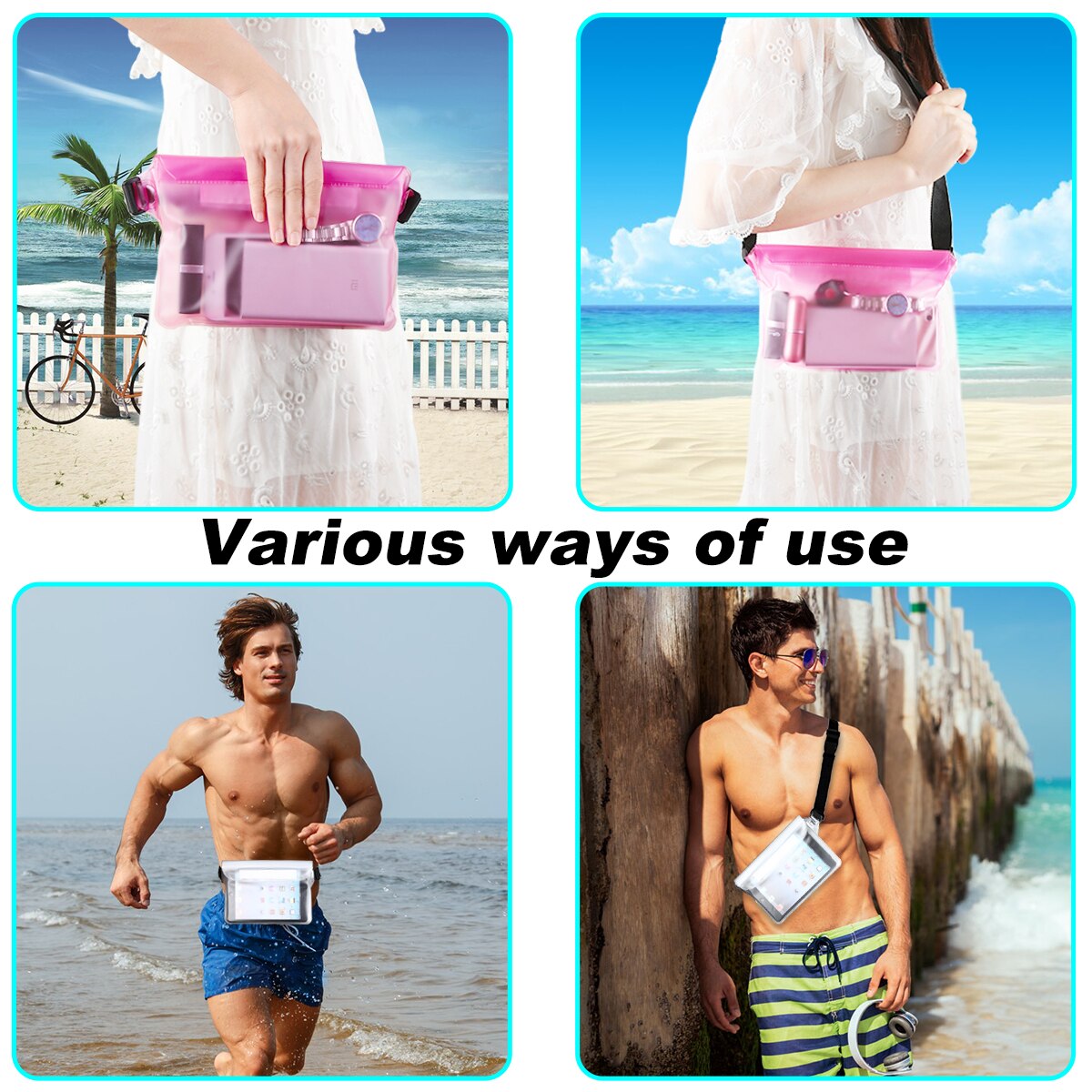 UnicunShop's tweet image. Take your phone for a swim! 🏊‍♀️ Our 2-Pack Waterproof Pouch keeps your valuables dry &amp;amp; safe while you make a splash. 😎  Get yours here: unicun.com/product/2-pack… #waterproofphonepouch #beachessentials #summervibes