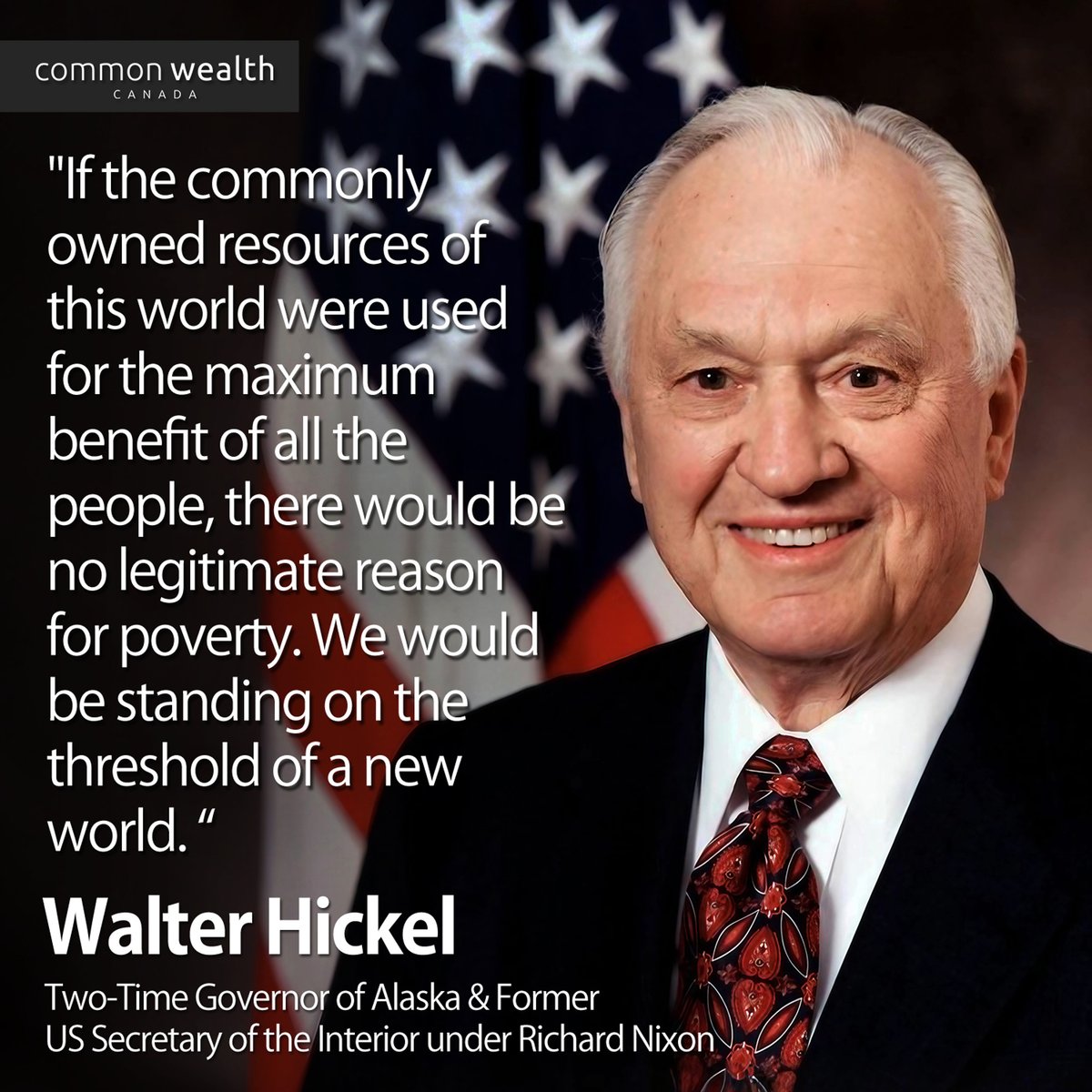 Our deepest challenges — inequality, poverty, housing — stem from the fact that we're still rivalling over common resources like land and the value of nature.

Today, Alaska's oil dividend is a model of sharing common wealth that Canada and the provinces should follow.