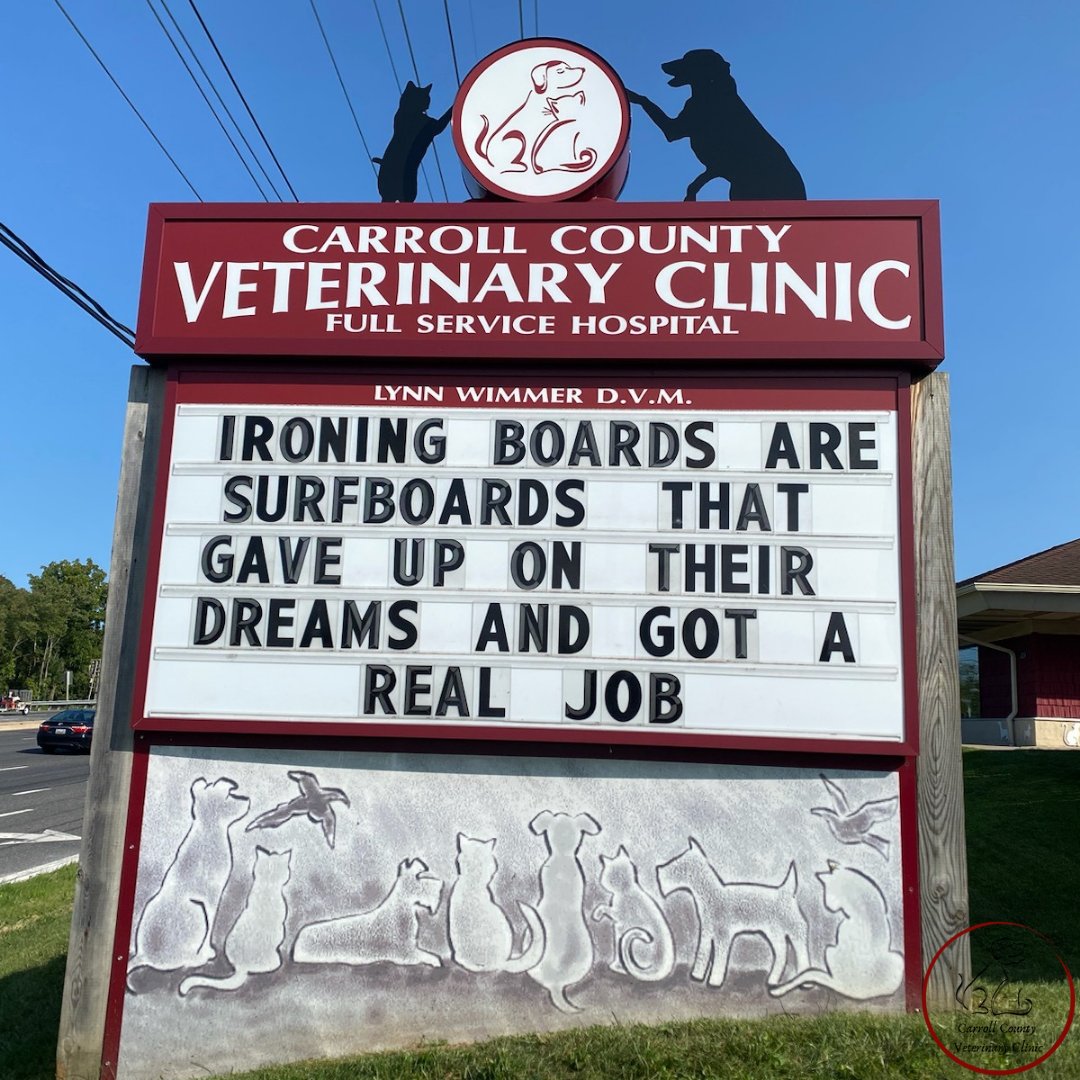 CarrollCoVet's tweet photo. #funnyvetsigns #funnysigns #ccvc https://t.co/M0K6WcDtgW