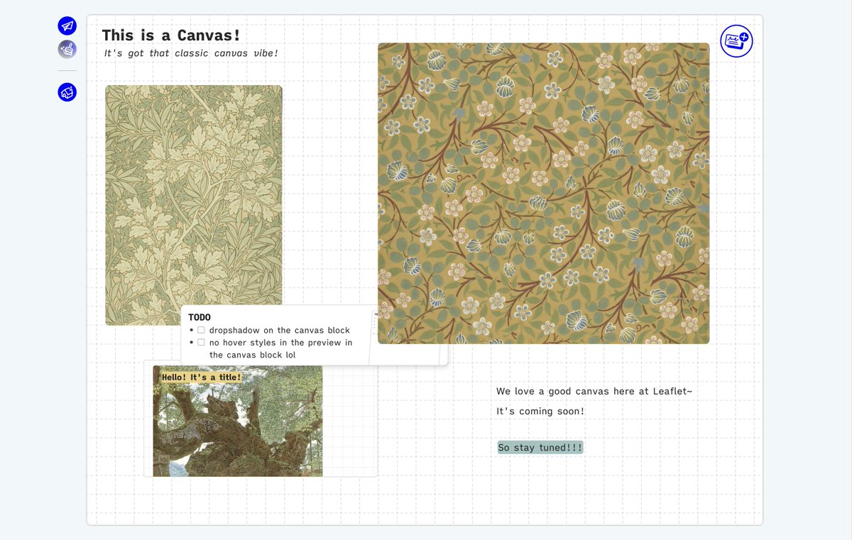 My favorite workflow for building <a href="/leafletDOTpub/">Leaflet</a>  is <a href="/jrdprr/">jared</a> scaffolds the basic functionality and then I go in and apply the 💖 cute 🌸 lil 🐣 styles ✨

it's like I'm Queer Eye but for apps