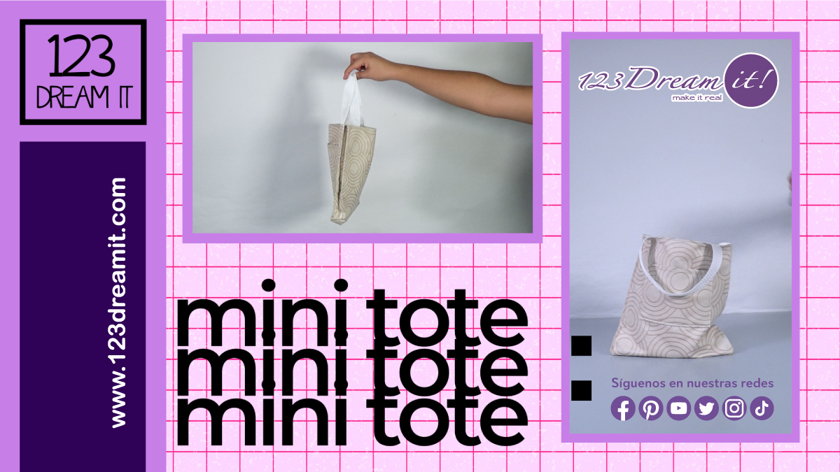 123dreamit's tweet image. 👜✨ Descubre cómo hacer tu propio mini bolso tote con nuestro mini tutorial. 📚🎨 Encuentra el paso a paso detallado en el blog y da rienda suelta a tu creatividad. ¡Tu nuevo accesorio favorito te espera! ✂️💫 #DIYModa #MiniBolsoTote #TutorialCreativo