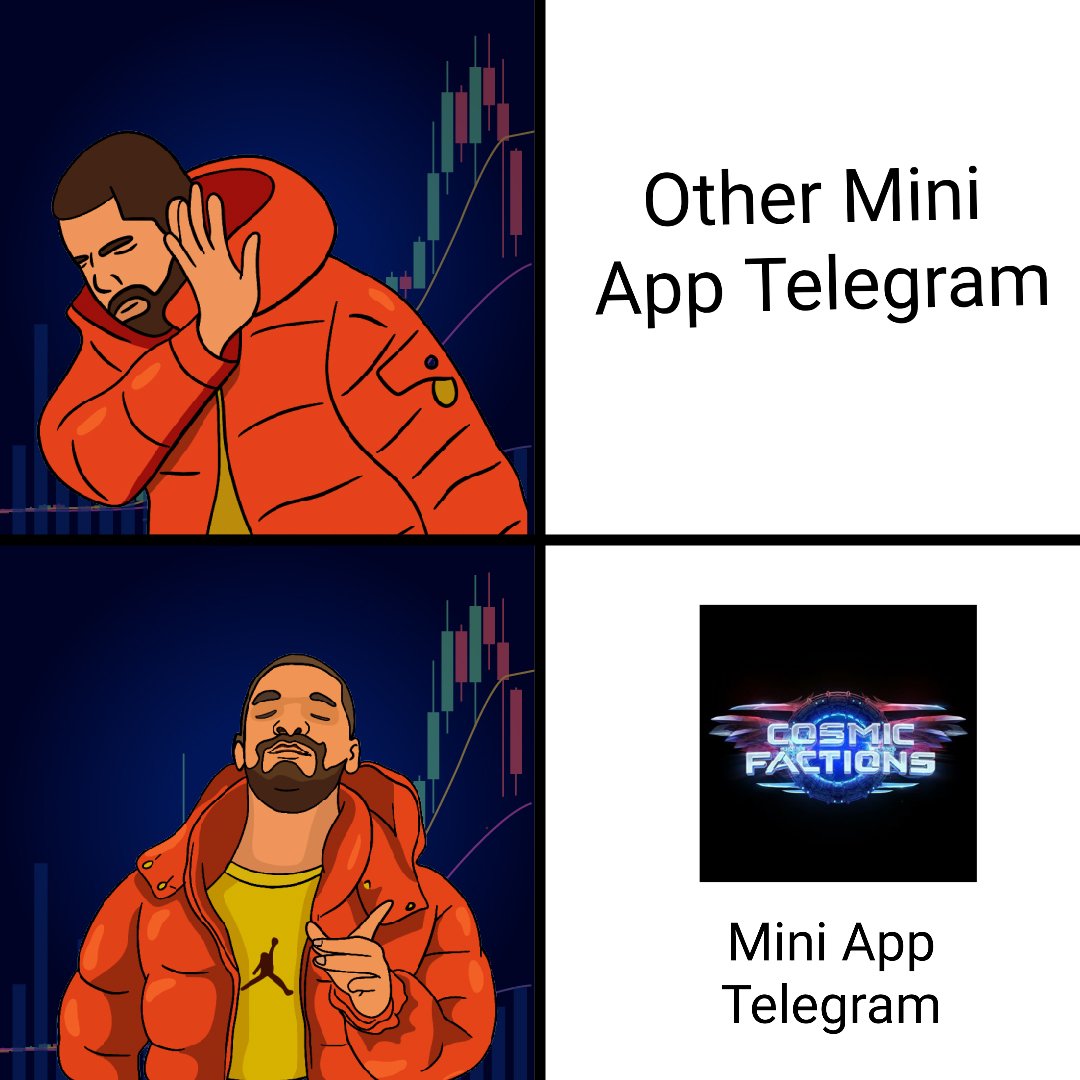 gatotjaya424's tweet photo. @cosmic_factions 

Is very the best project on mini app telegram 

LFG 🔥🔥🔥

#CosmicMeme https://t.co/n0OlFwRan8