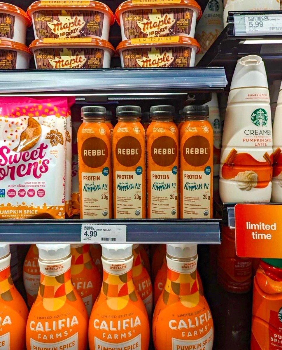 🍂💪 Empower your cozy fall days with our seasonal Pumpkin Spiced Pie 20G Protein! On shelf for a limited time only at a Whole Foods or Sprouts near you!