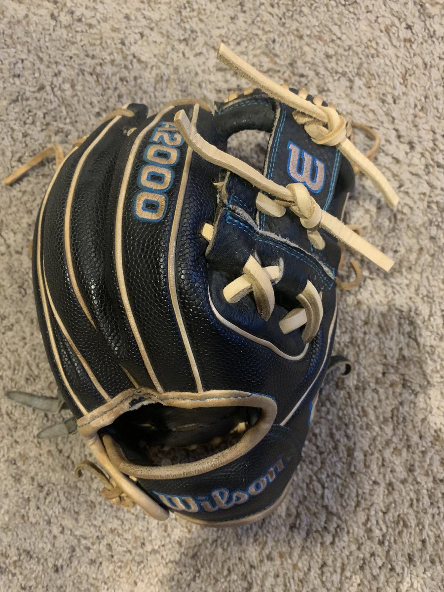 Jeff Stoik (@jstoik) on Twitter photo First glove of the fall season for <a href="/BenCoachKincaid/">Ben Kincaid</a>. Needed a lace in the webbing and another on the heel. Always happy to help out <a href="/UWStoutBaseball/">UW-Stout Baseball</a>. Go Blue Devils⚾️🔥👿!!! First glove of the fall season for <a href="/BenCoachKincaid/">Ben Kincaid</a>. Needed a lace in the webbing and another on the heel. Always happy to help out <a href="/UWStoutBaseball/">UW-Stout Baseball</a>. Go Blue Devils⚾️🔥👿!!!