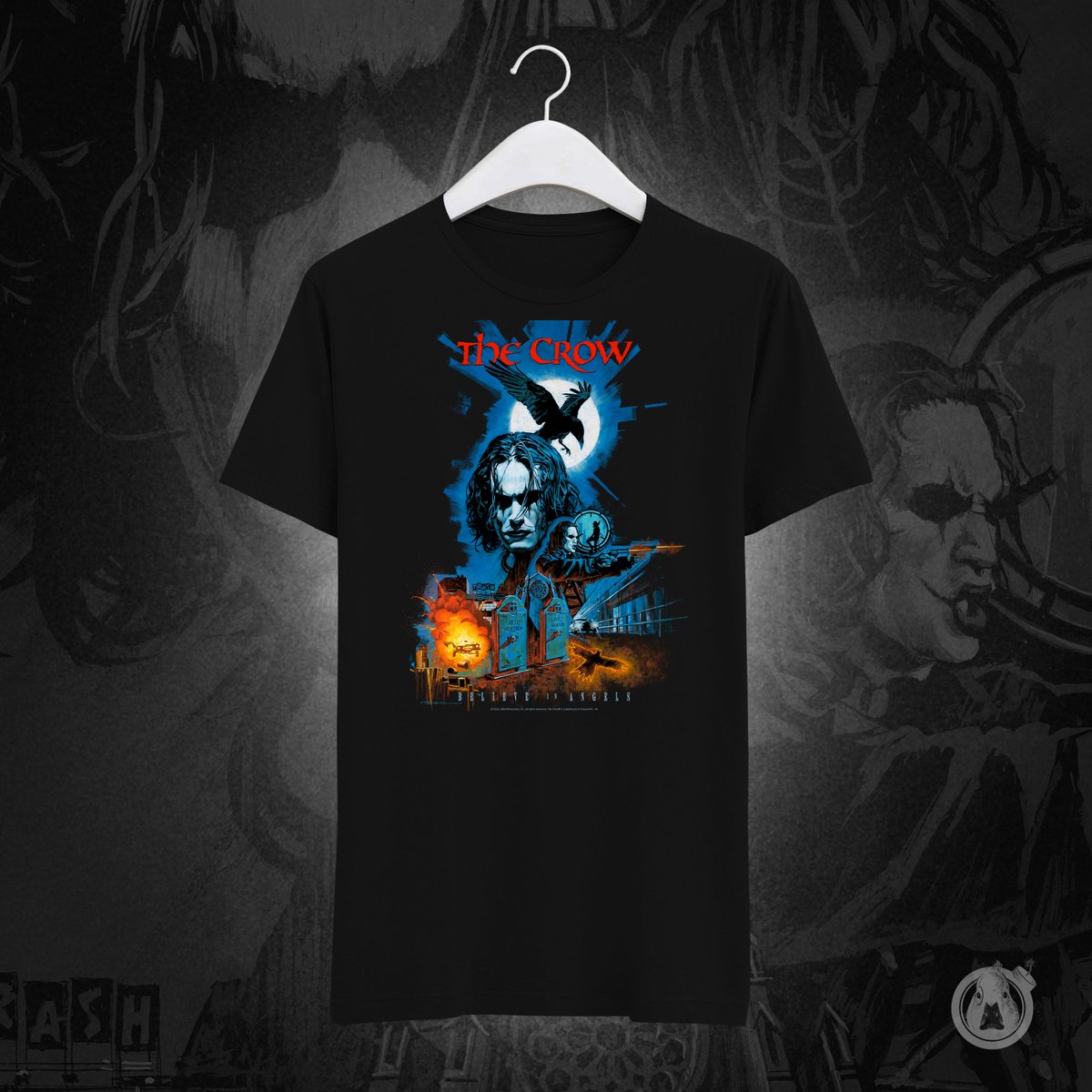 The Crow T-shirt by Paul Mann! Available at madduckposters.com   Officially Licensed.