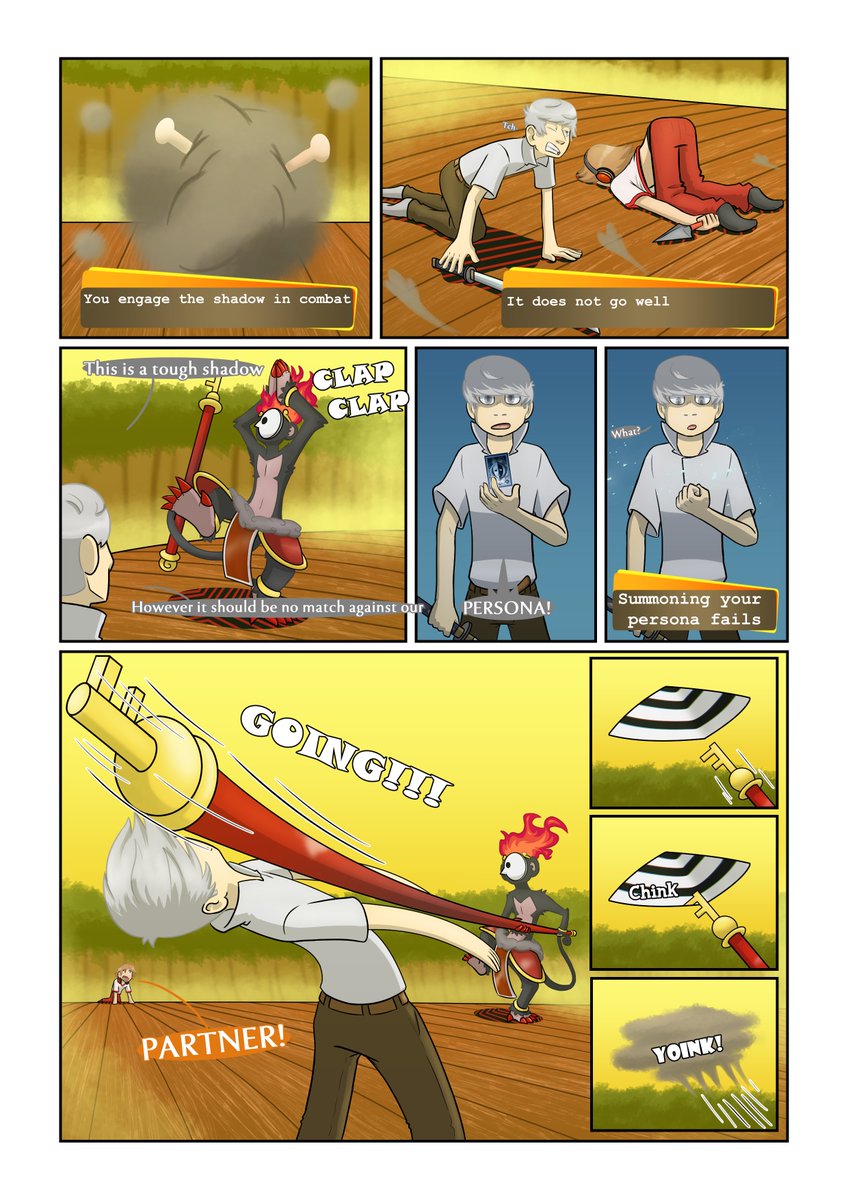 Simian Shenanigans [1-4/24], another TF comic I got in the commissioned works, featuring my favorite boiz from P4, inadvertently going on an imromptu transformative adventure~
commissioned By Frost