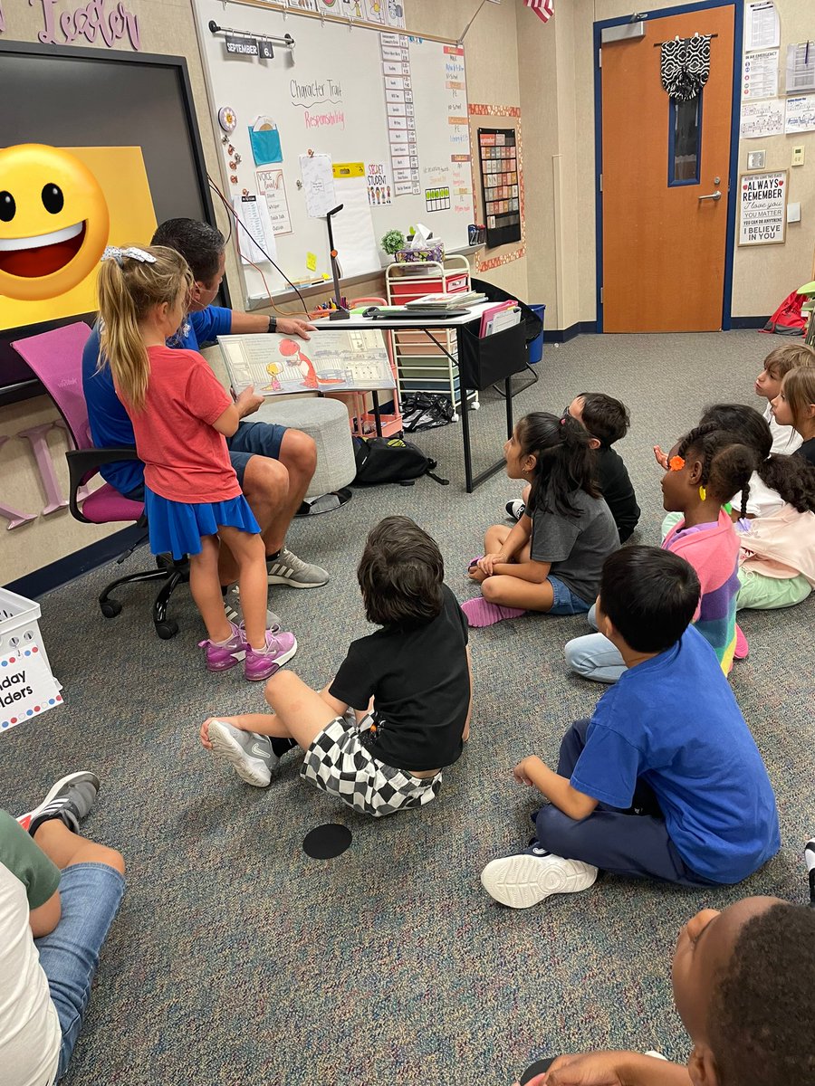 RiffesFirsties's tweet photo. We had our first mystery reader today! The kids were so excited and there was lots of laughing about the book “The Book With No Pictures”. https://t.co/1tnjIJnbMN