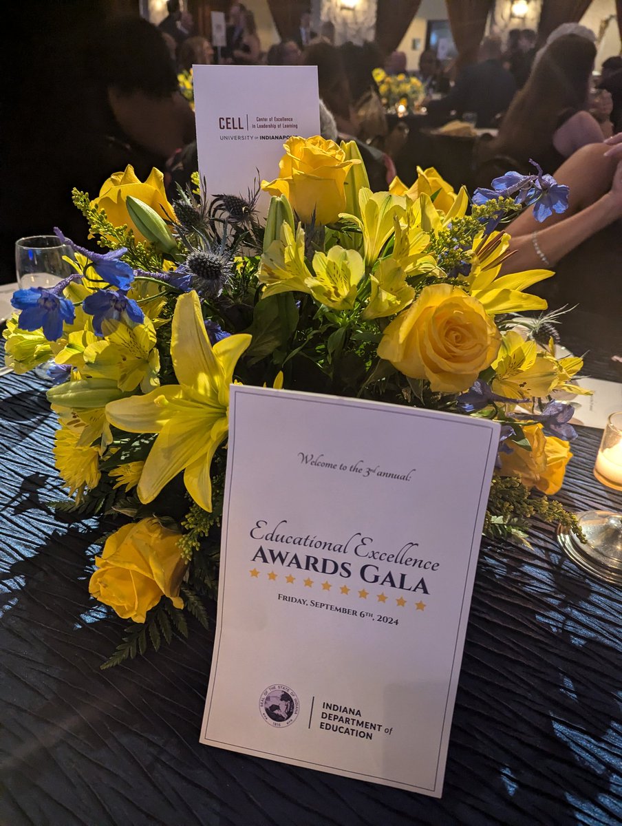 stacyknoop's tweet photo. What a privilege and joy to be attending the Indiana Department of Education Educational Excellence Awards Gala with some of my CELL gals this evening. #INedExcellence https://t.co/ytqZWdzlR4