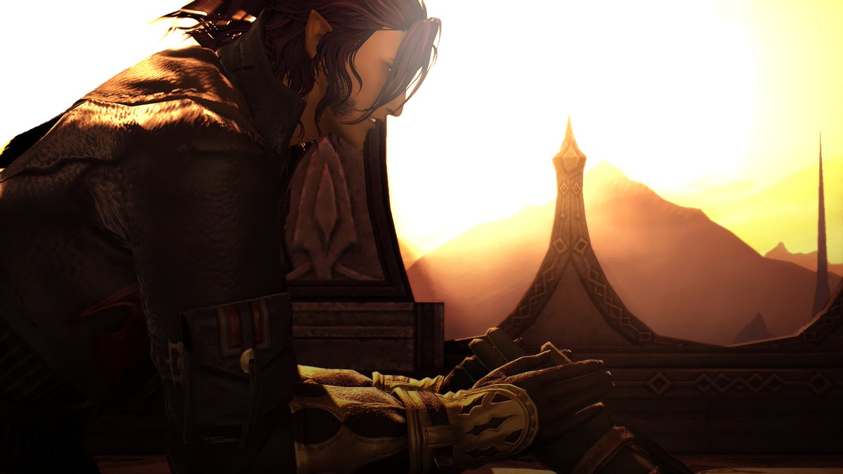 ElezenThief's tweet photo. "Tell me, love, how to return to our halcyon days? When we had all the future before us, and all the promises we thought it would bring.
Tell me how to bring them back. How to bring you back.
Back when we had everything. Back when I had you."
#FFxivWrite2024 #FFxivWrite Day 6 https://t.co/RpT6mPuu33