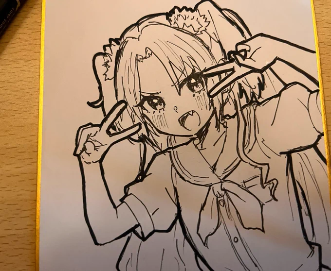 ルリちゃん初描き 