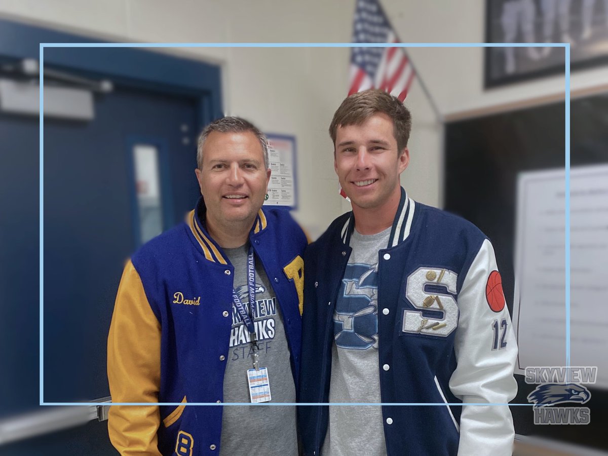 Our #HawkHighlight this week is all about our amazing staff embracing the homecoming spirit! Turns out, everyone had the same idea to rep their old high school with a T-shirt or letterman jacket. What can we say, we are kindred spirits here at Skyview.. 🤗😆 

#GoHawks 🎉
