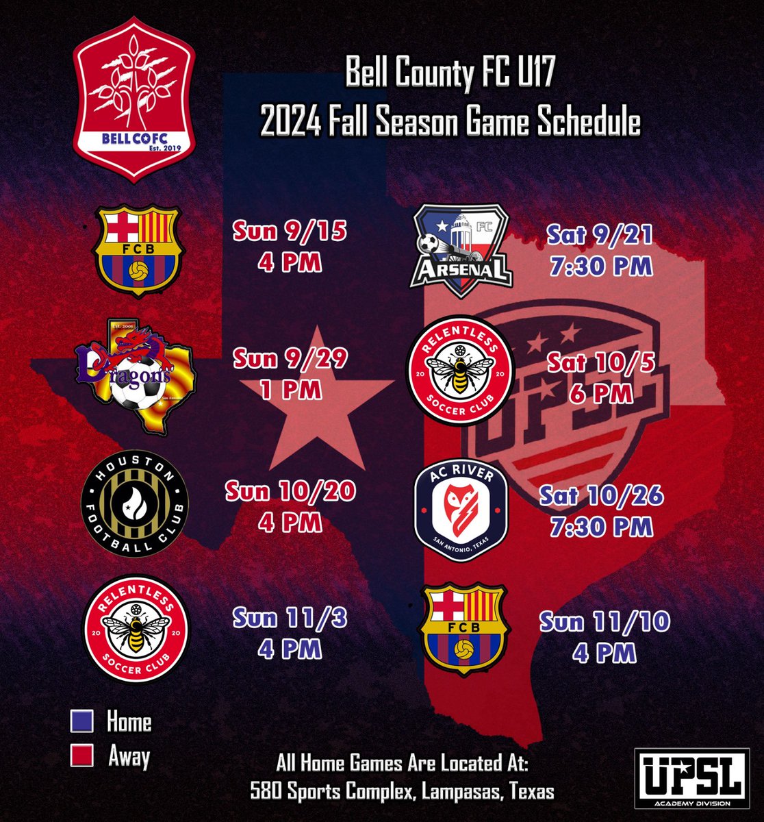 Bell County Football Club tweet media