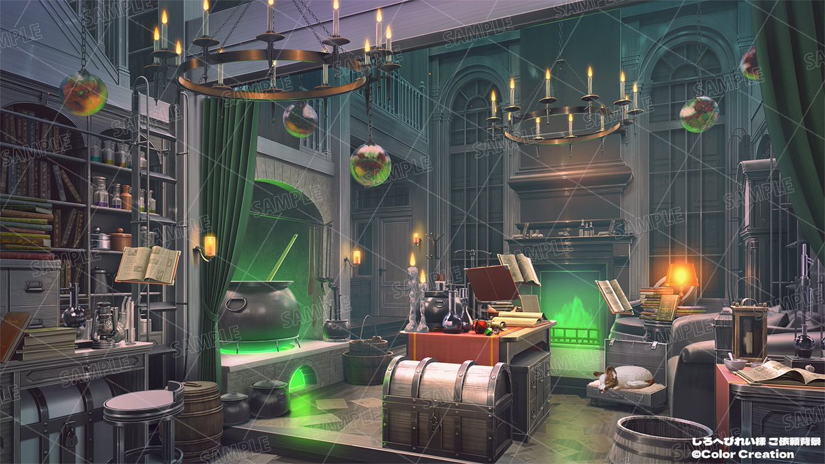 ColorCreation75's tweet image. 【🐍お仕事告知🤍】

この度Vtuberしろへびれい様の
お部屋のイラストを担当させて頂きました！✨

錬金術師の衣装に合った魅力的な
良いお部屋に仕上がったと思います！✨

ご依頼ありがとうございました！🐍🤍

Youtube&amp;gt;&amp;gt;youtube.com/@snake_5291
HP&amp;gt;&amp;gt;shirohebirei.com
X&amp;gt;&amp;gt;@snake_5291_V