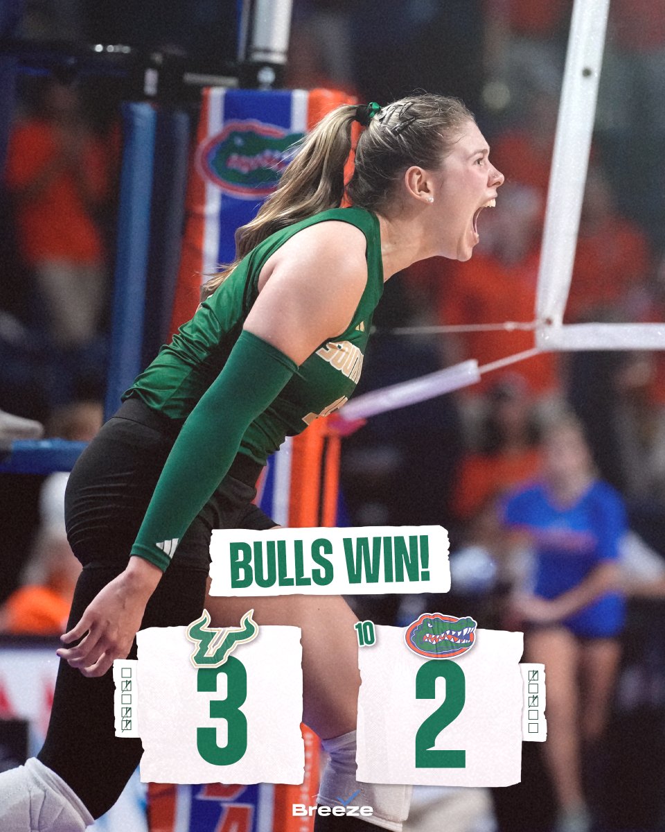 USF Volleyball (@usfvolleyball) on Twitter photo UPSET COMPLETE!!!!!
#HornsUp 🤘 UPSET COMPLETE!!!!!
#HornsUp 🤘