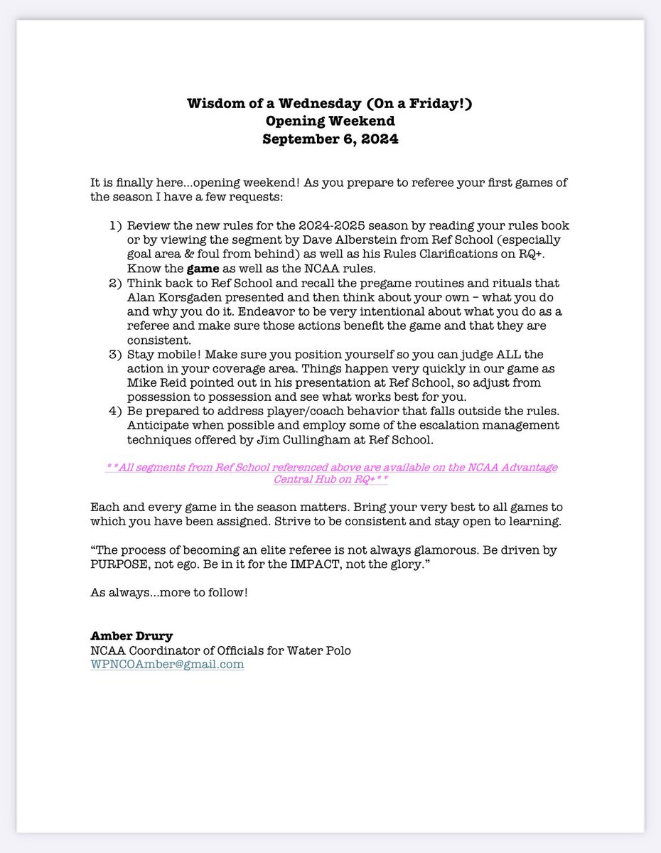 It is OPENING WEEKEND!!! Check out what just posted to RQ+…
<a href="/refereerising/">Amber Drury</a> 🤽‍♀️🤽‍♀️🤽‍♀️
#TheTotalPineapple 🍍🍍🍍