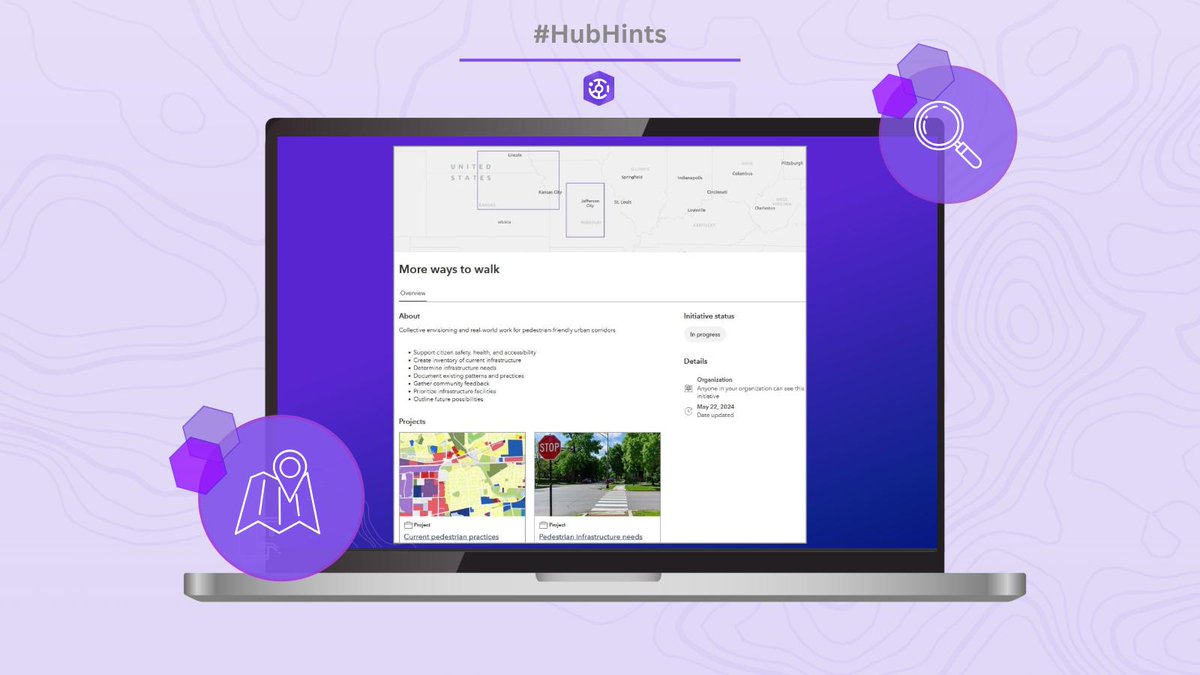 TheGeoWhisperer's tweet image. Feature your initiative on your Hub site by visualizing it through a gallery card, header link, or search catalog. Display your initiative on a map for easy discovery. #HubHints

Read more ➡️ ow.ly/uEIF50TcpYq