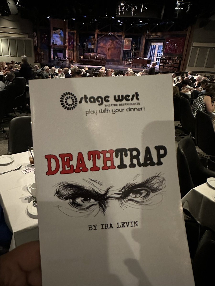 First day, first show of the latest production <a href="/StageWestCgy/">Stage West Calgary</a>