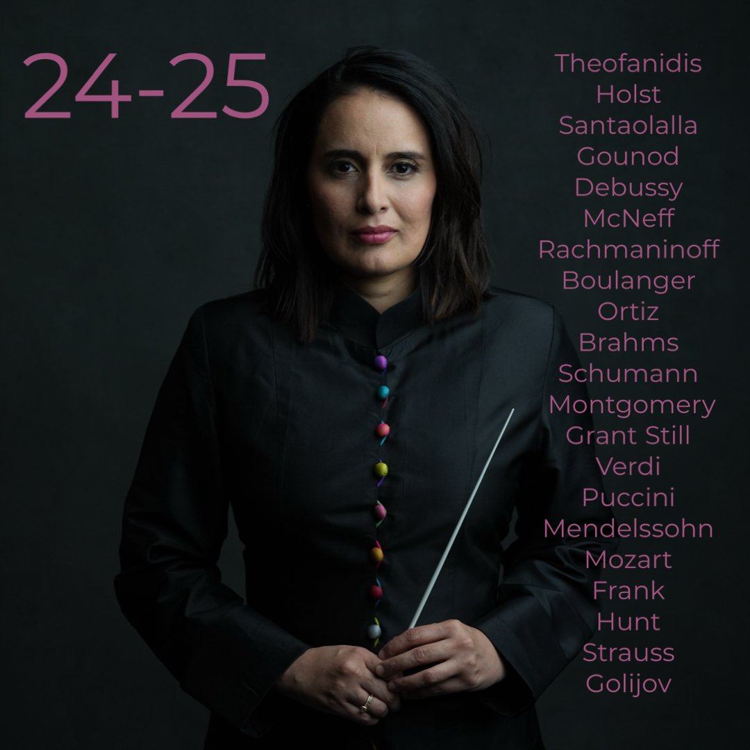I’m excited and proud to serve as a storyteller for a vast array of composers, all of who will be explored in my 2024-2025 season. It’s my honor to present their works with some of my dearest colleagues and some truly magical orchestras.