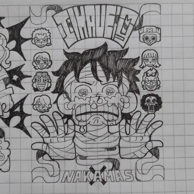 New #ONEPIECE Tee Design #WIP 