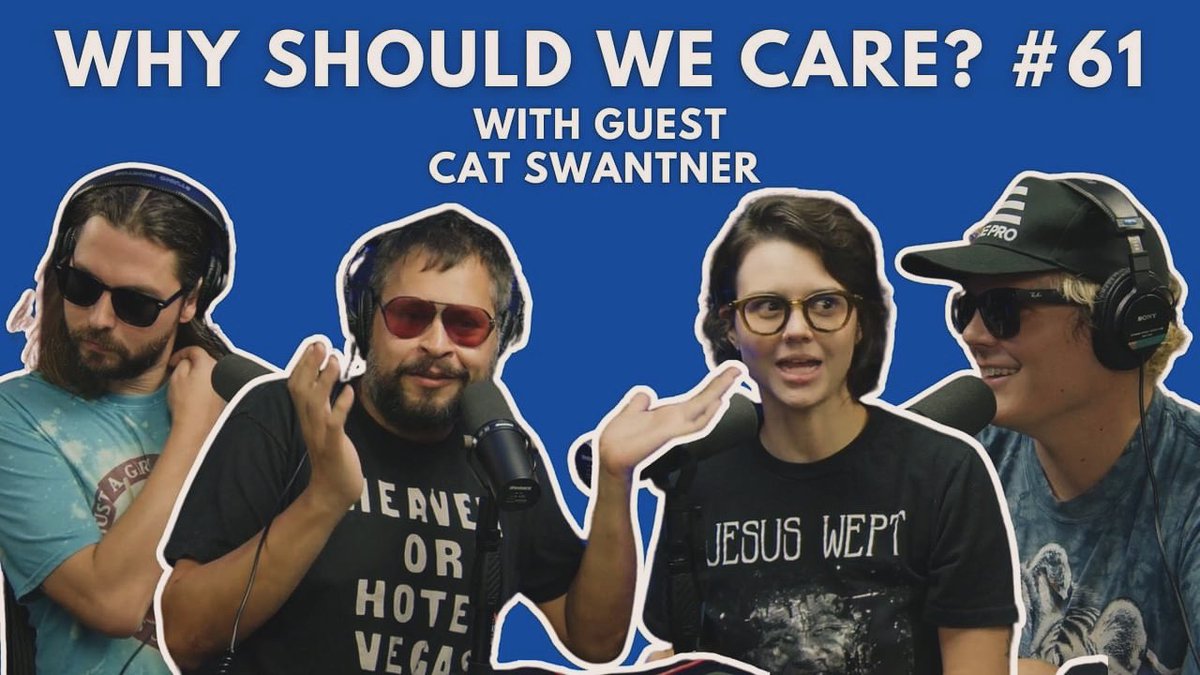 Why Should We Care? (@wswcpodcast) on Twitter photo New episode with <a href="/satans_feetpics/">Cat Swantner</a> out NOW! Check it out! <a href="/RyanCownie/">TV/DVDs Ryan Cownie!</a> <a href="/JoshuaCabaza/">Josh Cabaza</a> <a href="/HiChrisTellez/">Chris Tellez</a>
youtu.be/e76pdk3-iFM New episode with <a href="/satans_feetpics/">Cat Swantner</a> out NOW! Check it out! <a href="/RyanCownie/">TV/DVDs Ryan Cownie!</a> <a href="/JoshuaCabaza/">Josh Cabaza</a> <a href="/HiChrisTellez/">Chris Tellez</a>
youtu.be/e76pdk3-iFM
