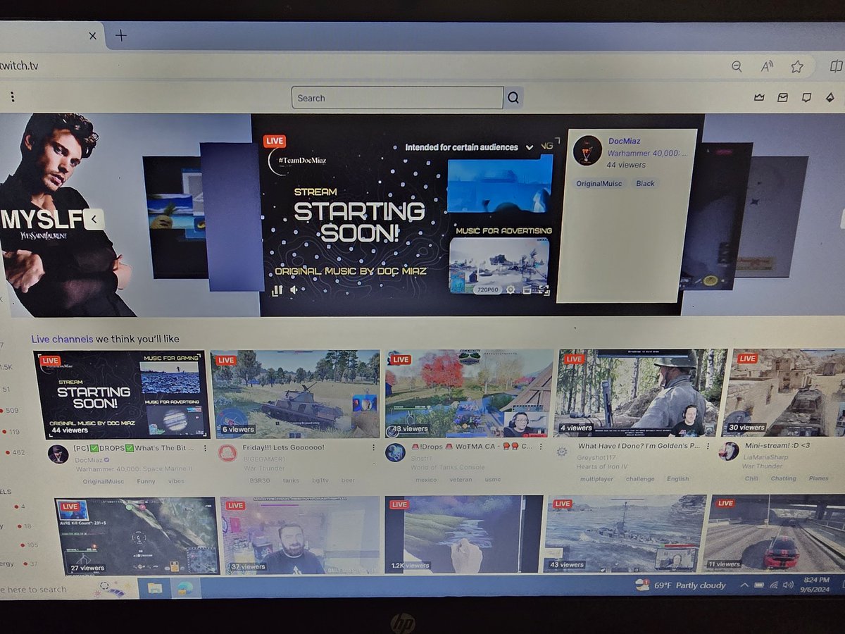Nate_048's tweet image. Our boy Doc is front page of twitch. #TeamDocMiaz