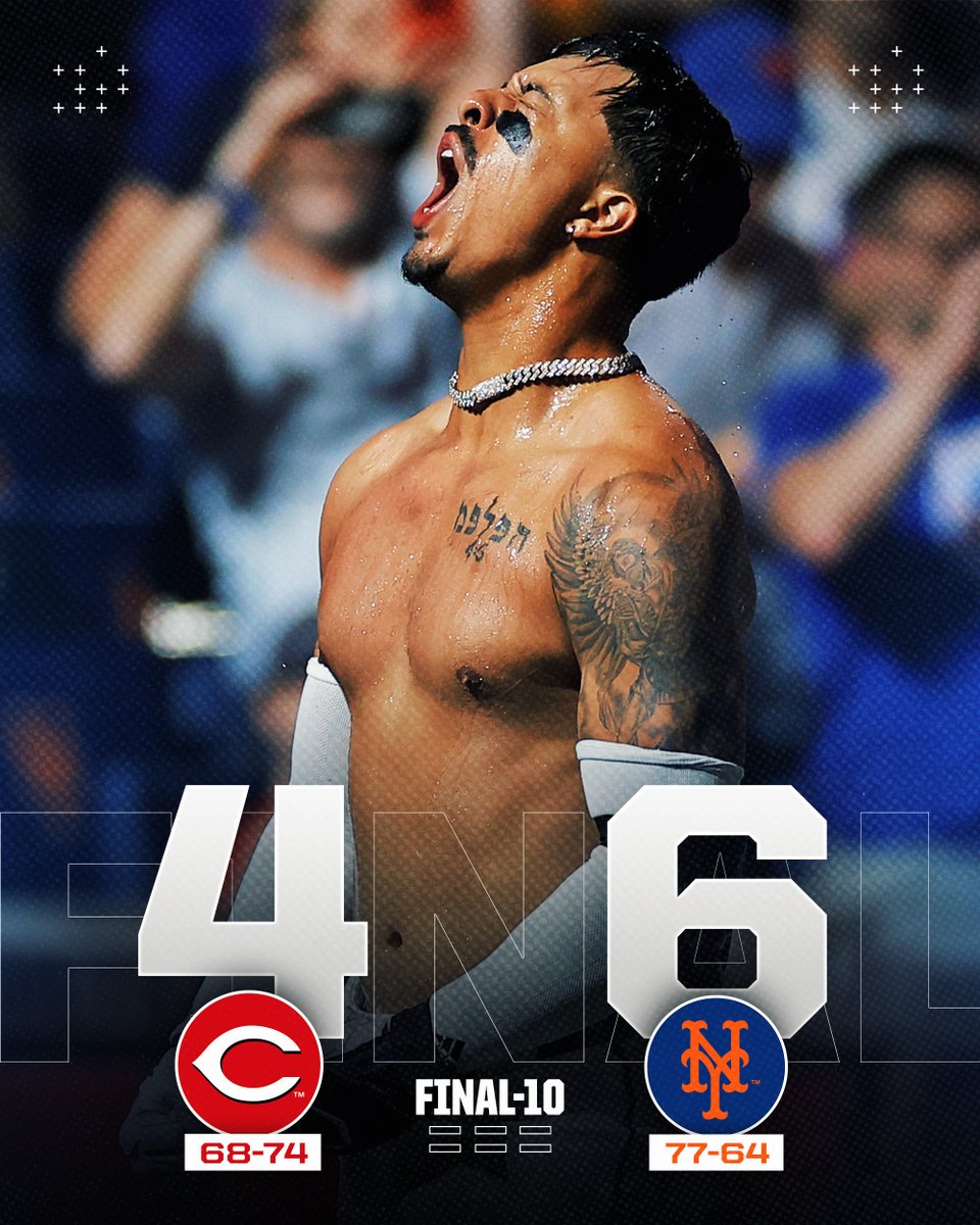 MLB (@mlb) on Twitter photo Mark Vientos #walkoff blast
EIGHT straight wins
The <a href="/Mets/">New York Mets</a> stay red-hot and keep pace in the Wild Card race! Mark Vientos #walkoff blast
EIGHT straight wins
The <a href="/Mets/">New York Mets</a> stay red-hot and keep pace in the Wild Card race!