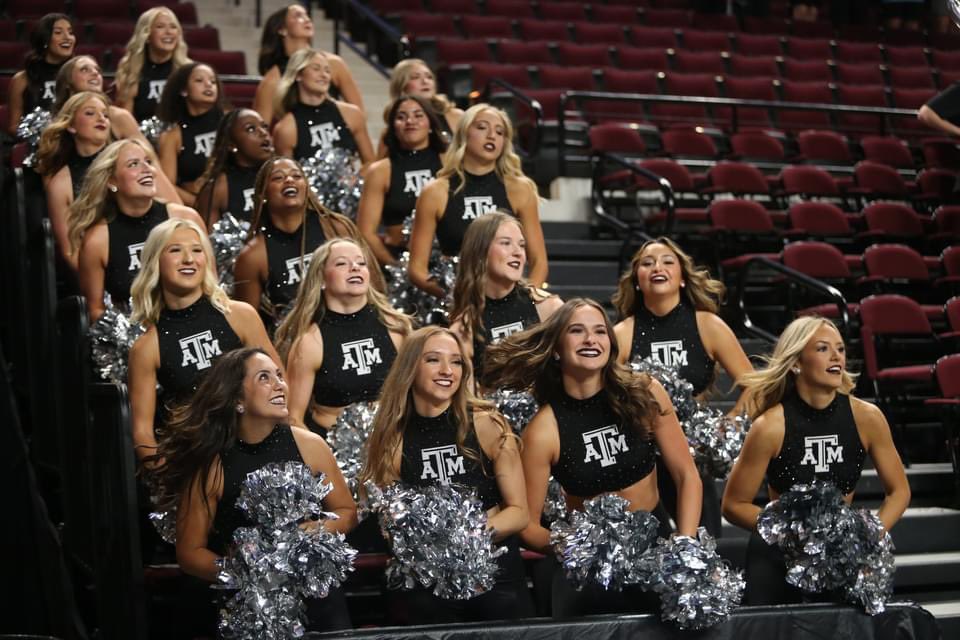 <a href="/AggieDanceTeam/">Aggie Dance Team</a> performs at tonight’s volleyball game! Check out more 📸 on Aggieland Illustrated Magazine FB page.