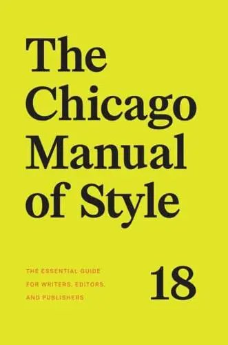 An important question for all students of history: The new 18th edition of <a href="/ChicagoManual/">The Chicago Manual of Style</a> removing the place names from the publication information -- HOT or NOT?