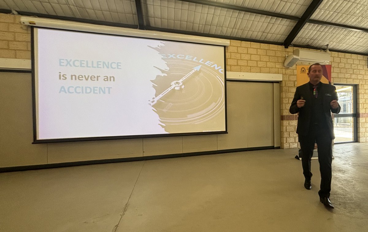 Excellence is NEVER an accident… We need to be intentional in what we do to ensure our students are successful.